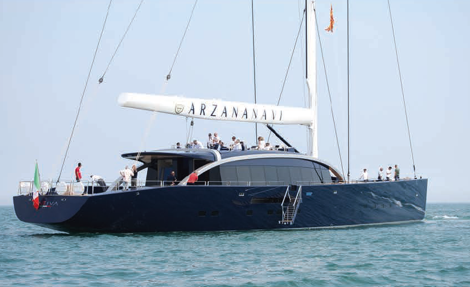 Image for article Arzanà Navi launches 48m sailing sloop 'Nativa'